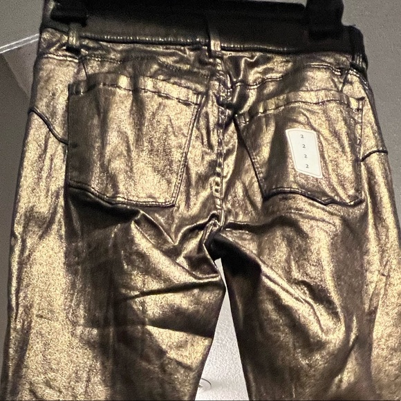 Juicy Couture Metallic Jeggings, Size 2, NWT! - Picture 4 of 12